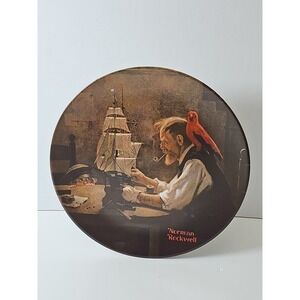 1980 Only Limited Edition of Norman Rockwell's‎ THE SHIP BUILDER Collector Plate